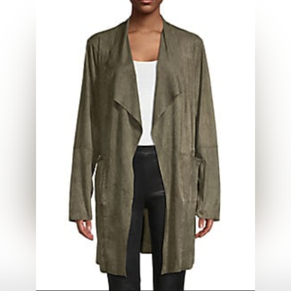 MAX STUDIO Open Front Long Jacket